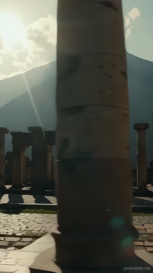 Echoes of Pompeii - Ancient Civilizations AI stock